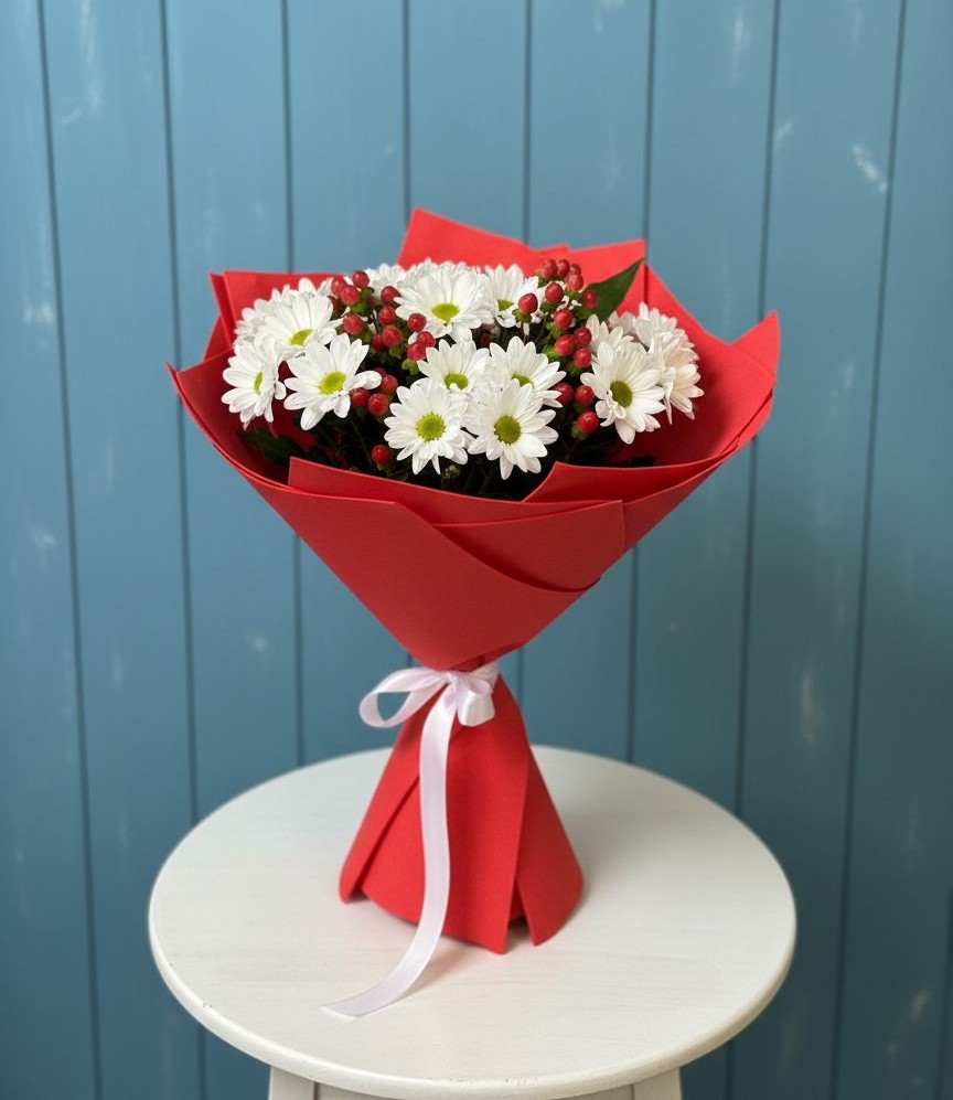 Букет цветов из: Хризантемы в Кизеле