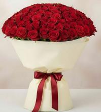 Букет 101 Красная роза Милано #REPLACE_PRED# Кизеле