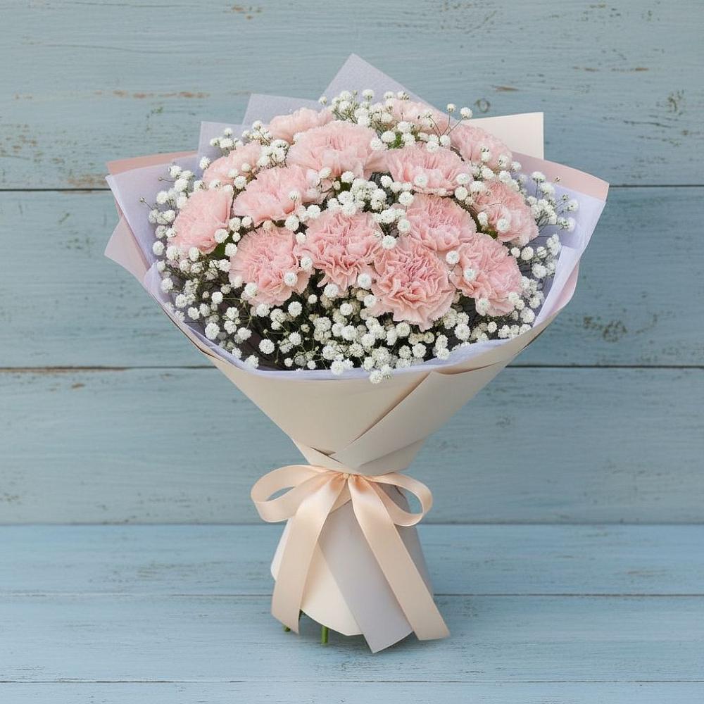 Букет цветов из: Гвоздики в Кизеле