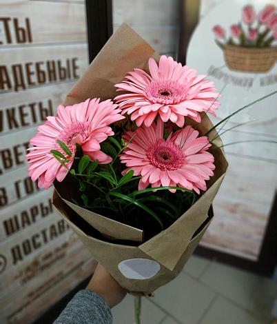 Букет цветов из: Герберы в Кизеле