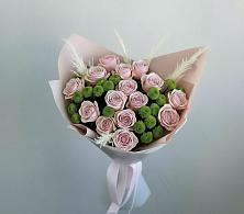 Букет цветов из:  Розы и Хризантемы #REPLACE_PRED# Кизеле