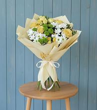 Букет цветов из:  Хризантемы и Розы в Кизеле